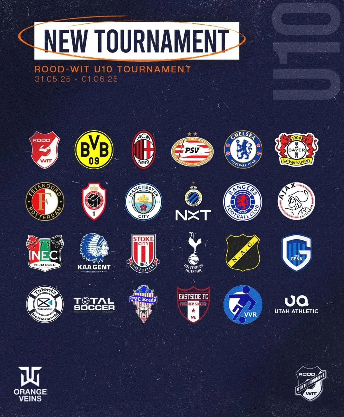 Announcement Rood-Wit U10 Tournament