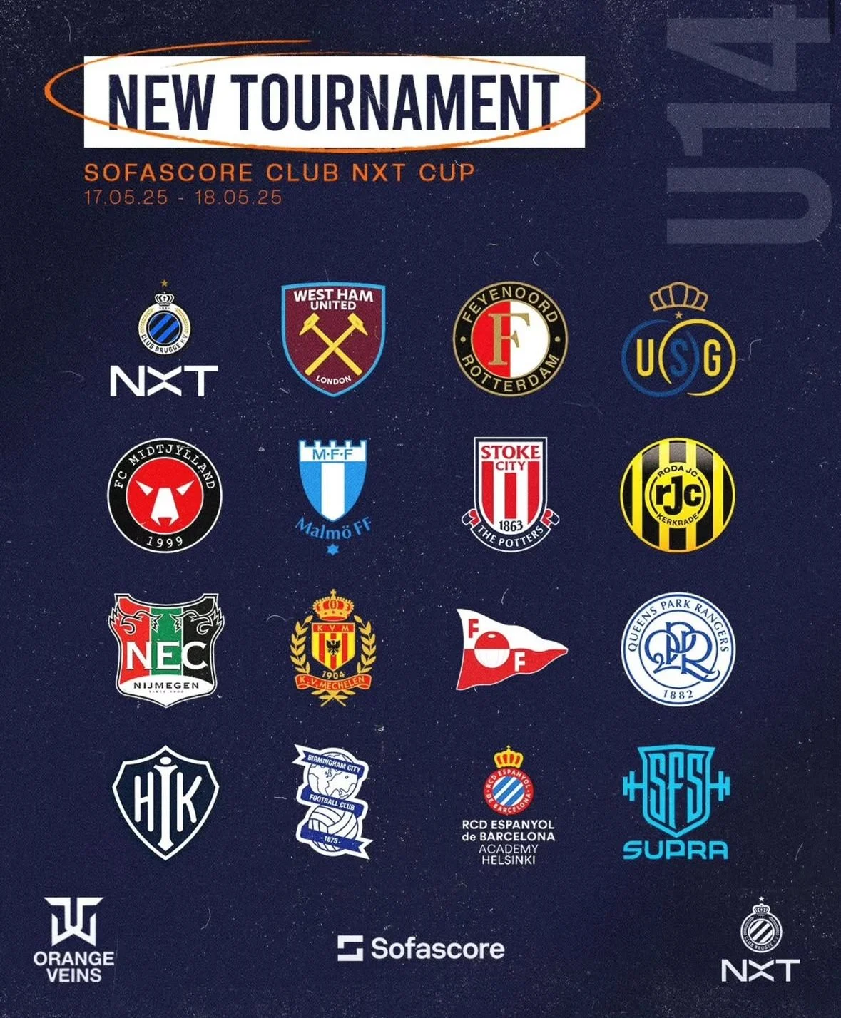Announcement Sofascore Club NXT Cup U14