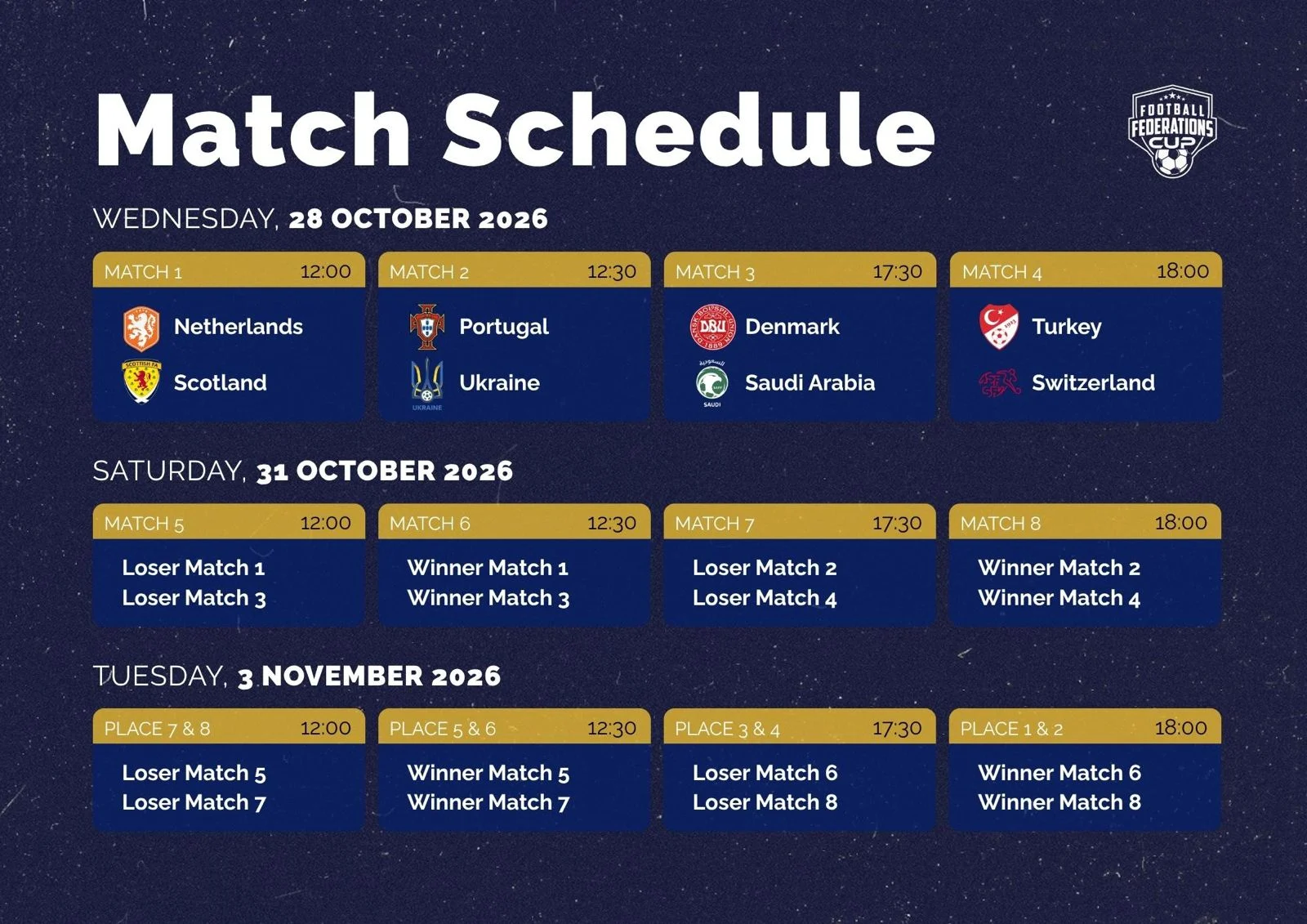 FFC schedule 2026
